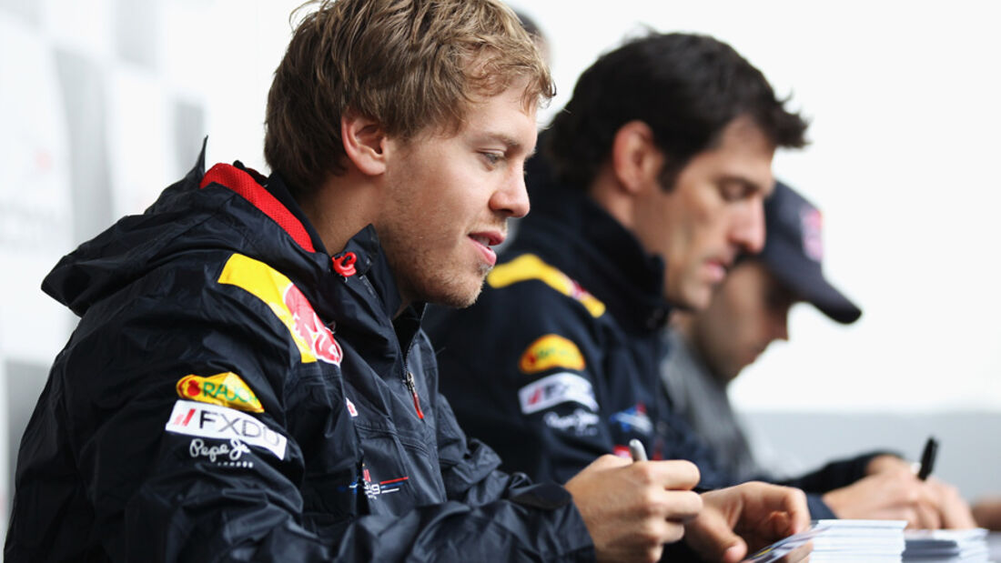 Mark Webber und Sebastian Vettel
