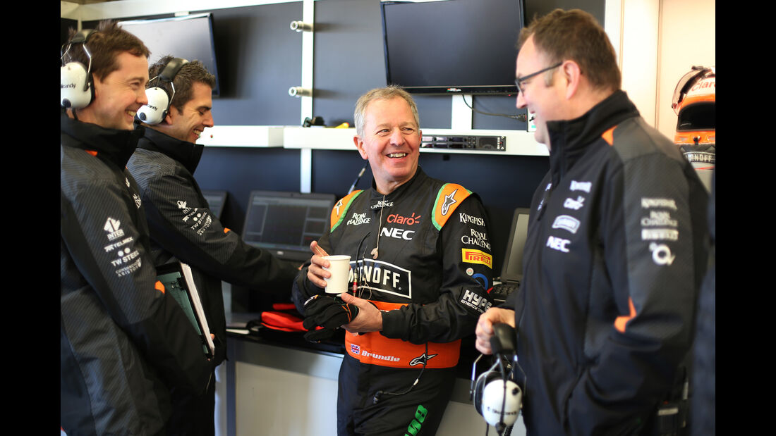 Martin Brundle - Force India - Silverstone - 2015
