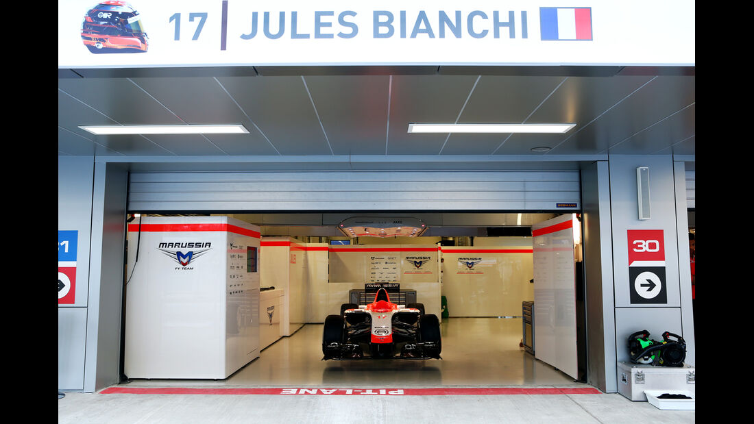 Marussia - Jules Bianchi-Tribute - GP Russland 2014