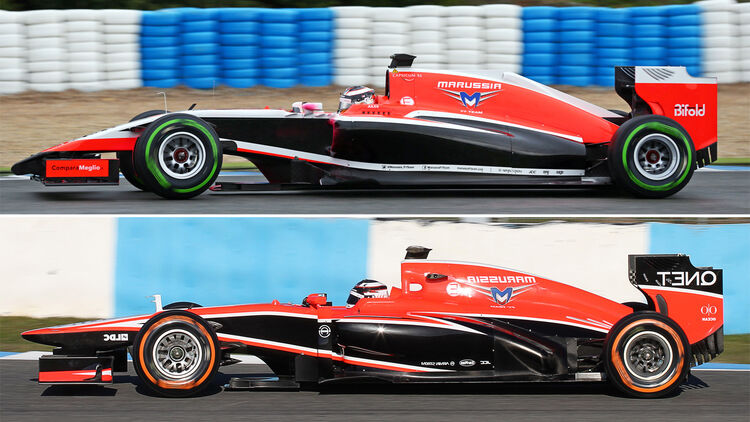 Technik Analyse Marussia Mr03 Der Russische Ferrari Auto Motor Und Sport