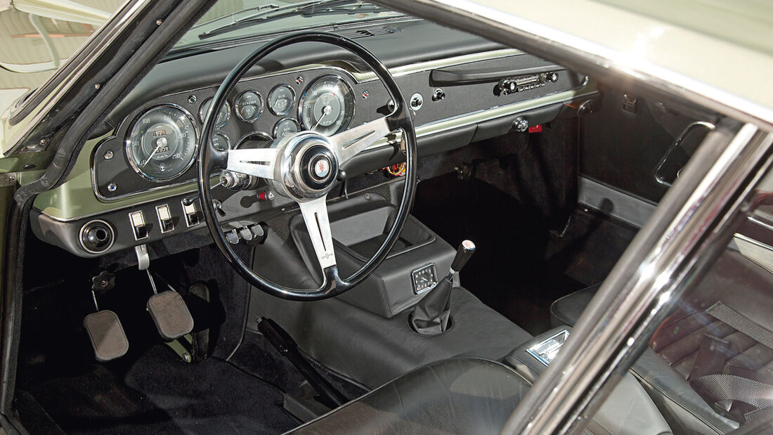 Maserati 3500 GTI S Sebring, Cockpit, Lenkrad