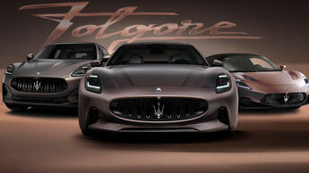 Maserati Folgore Elektro Modelle Grecale Granturismo MC20 Collage