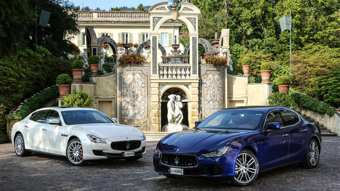 Maserati Ghibli, Maserati Quattroporte, Frontansicht