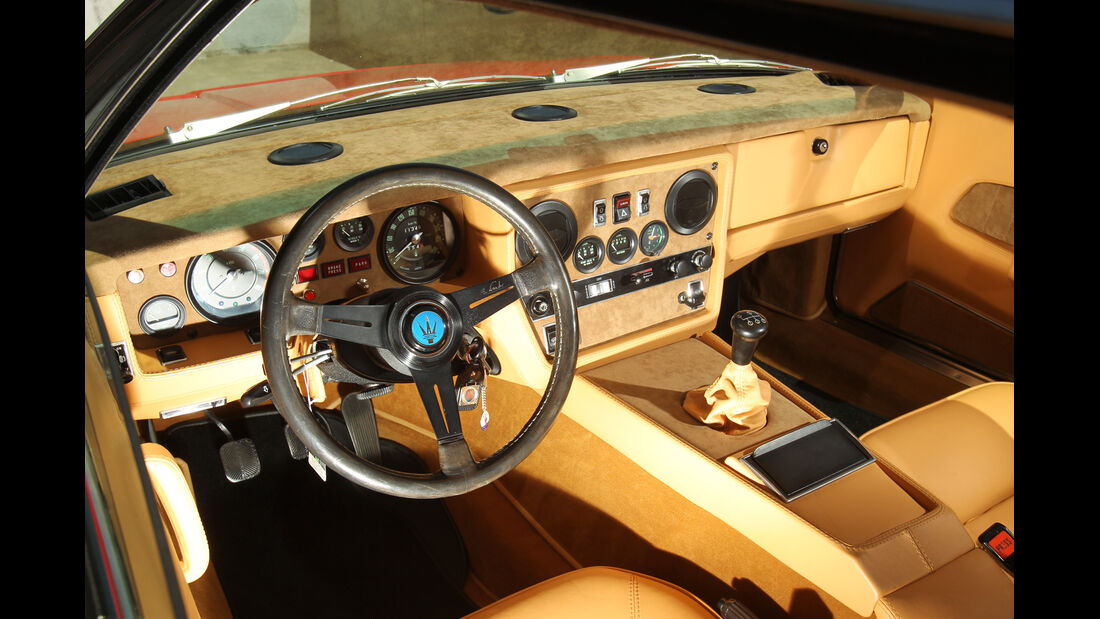 Maserati Khamsin, Cockpit