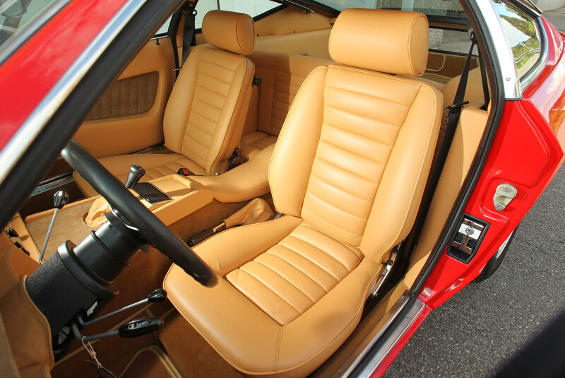 Maserati Khamsin, Fahrersitz, Cockpit