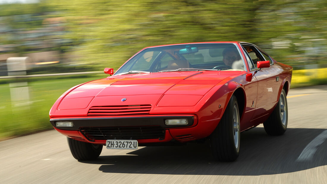 Maserati Khamsin, Frontansicht