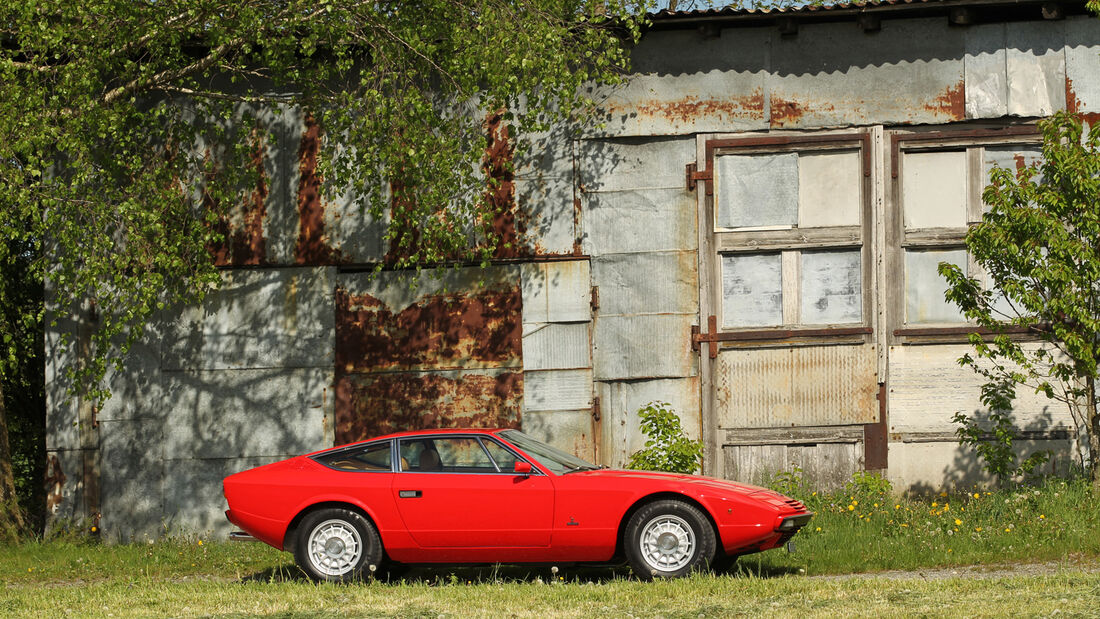 Maserati Khamsin, Seitenansicht