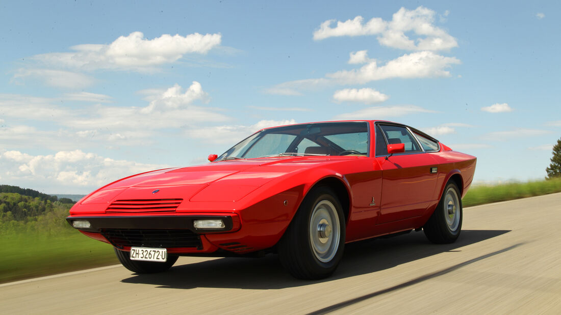 Maserati Khamsin, Seitenansicht