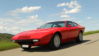 Maserati Khamsin, Seitenansicht