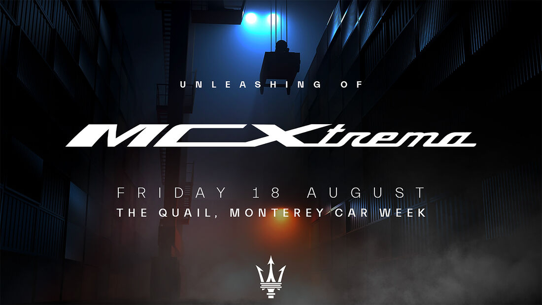 Maserati MCXtrema Logo Schriftzug Name