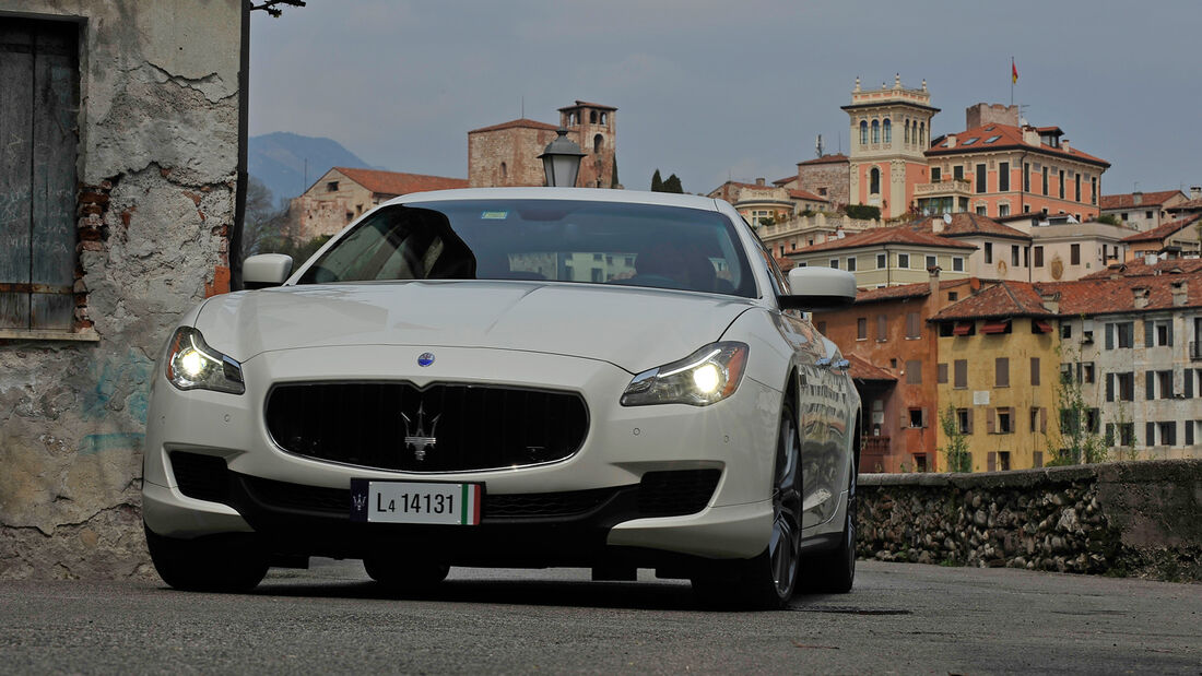 Maserati Quattroporte Diesel, Frontansicht