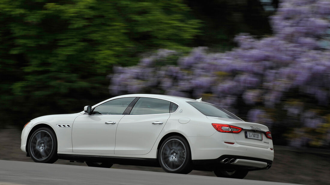 Maserati Quattroporte Diesel, Seitenansicht