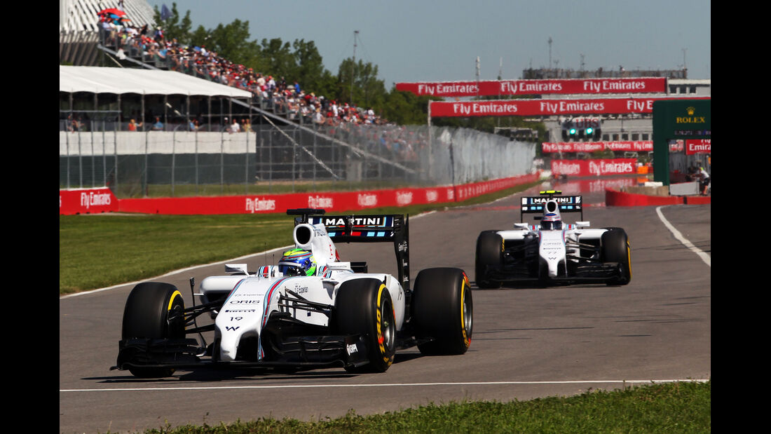 Massa & Bottas - Williams - Formel 1 - GP Kanada - Montreal - 7. Juni 2014