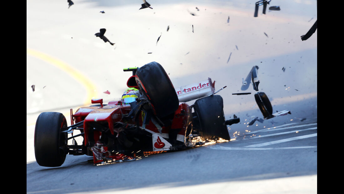 Massa - GP Monaco - Crash - 2013