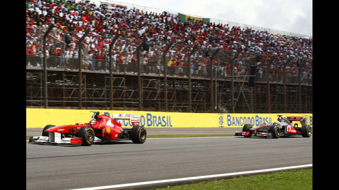 Massa & Hamilton GP Brasilien 2011