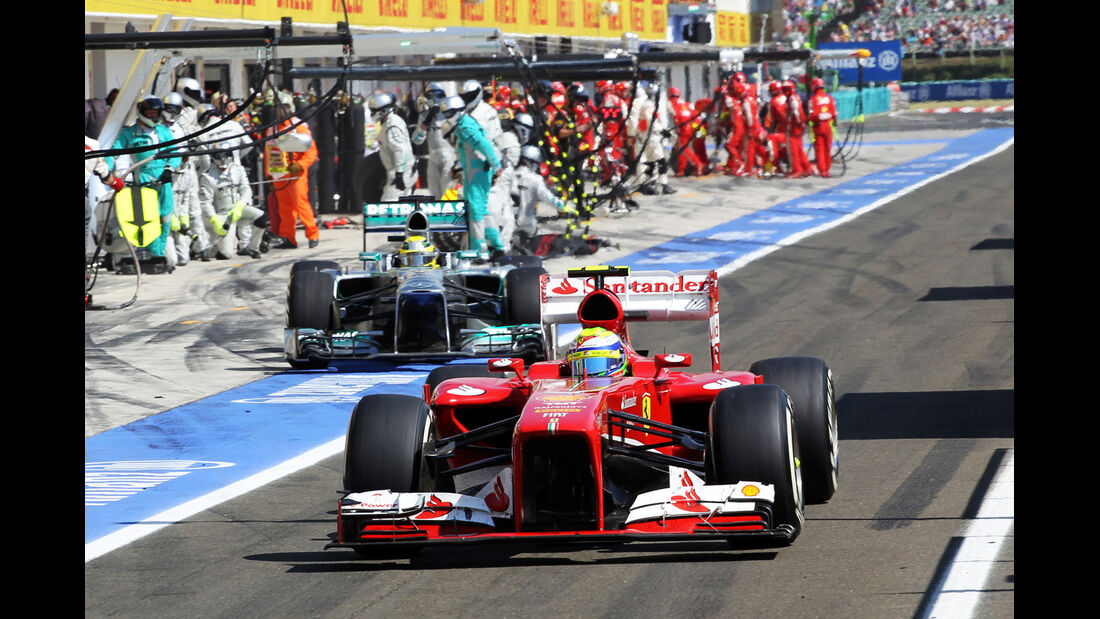 Massa & Rosberg - Formel 1 - GP Ungarn 2013