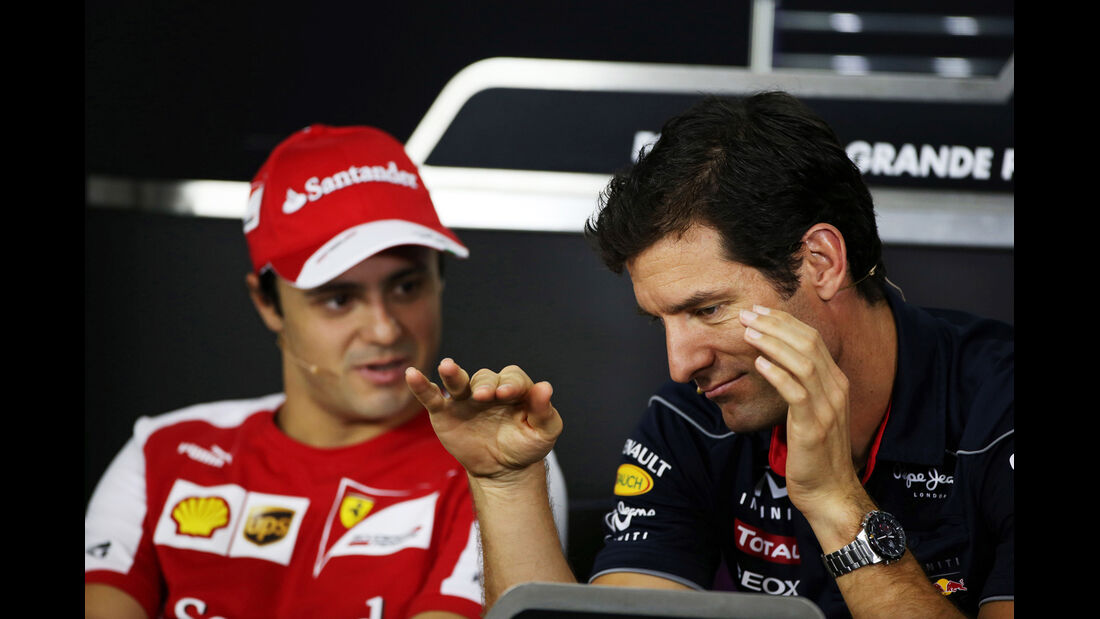 Massa & Webber - Formel 1 - GP Brasilien - 21. November 2013