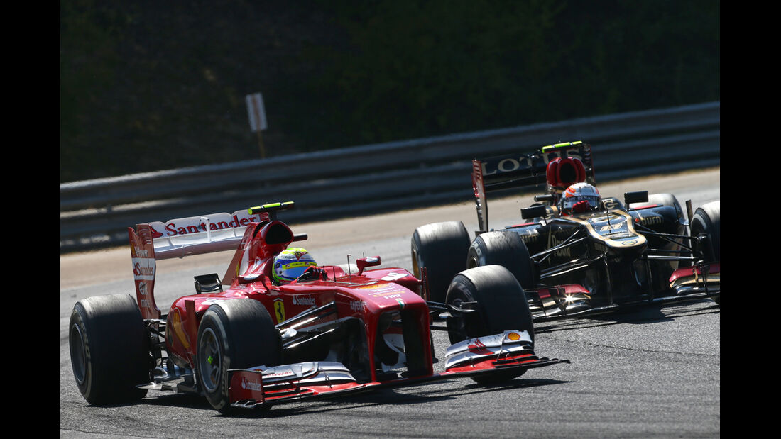 Massa vs. Grosjean - Formel 1 - GP Ungarn 2013