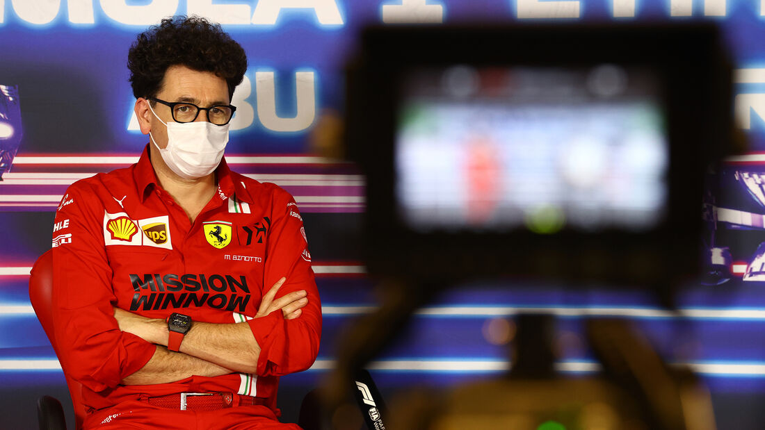 Mattia Binotto - Ferrari - Formel 1 - GP Abu Dhabi - 10. Dezember 2021