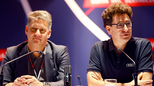 Mattia Binotto & Gernot Döllner - Audi - Formel 1 - GP Italien 2024