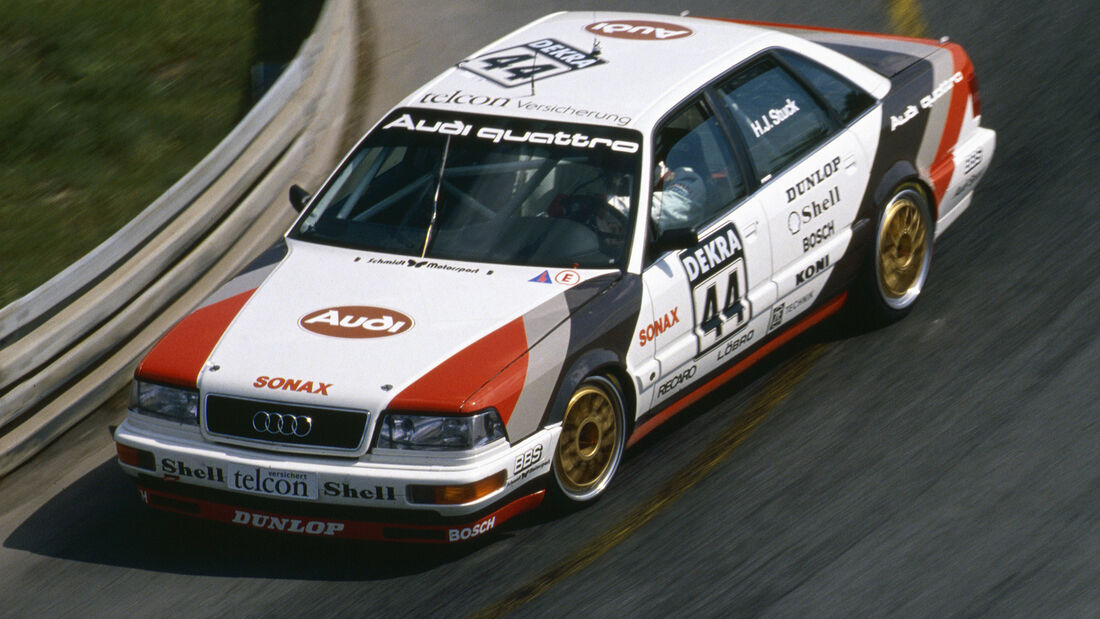 Mattias Ekström & Hans-Joachim Stuck - Audi DTM - Retro-Design - Norisring 2015