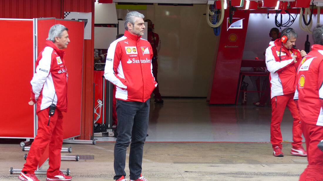 Maurizio Arrivabene - Ferrari - Formel 1-Test - Barcelona - 1. März 2015
