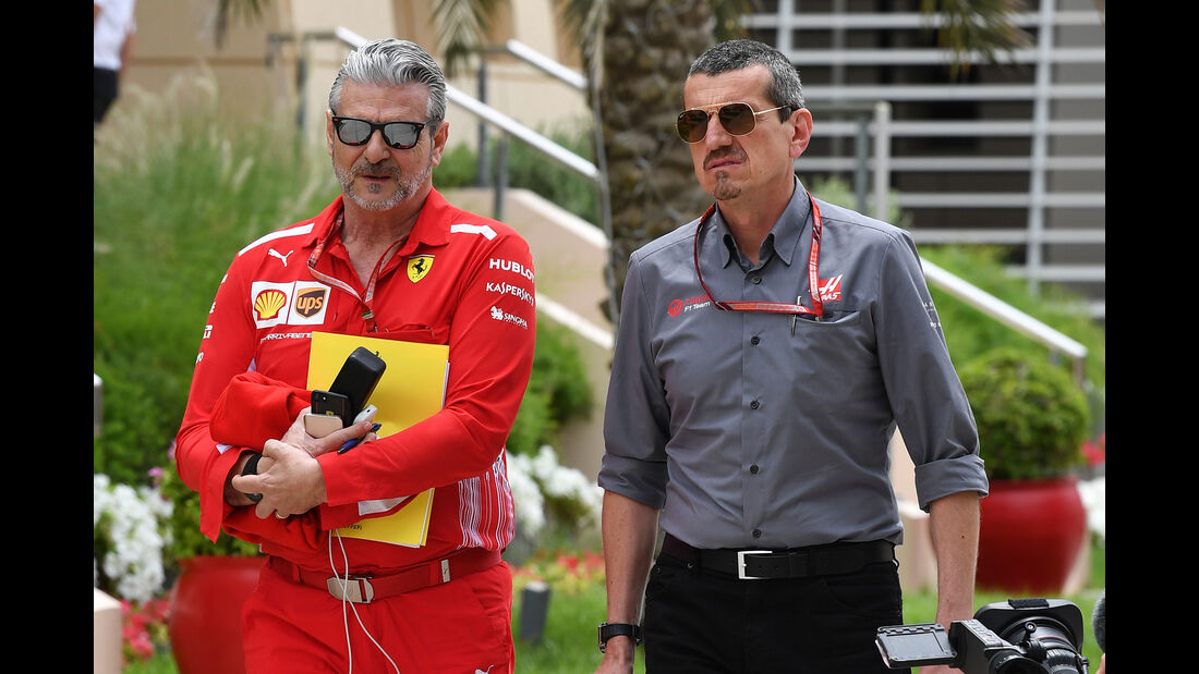 Maurizio Arrivabene & Günther Steiner - Formel 1 - GP Bahrain - Training - 6. April 2018