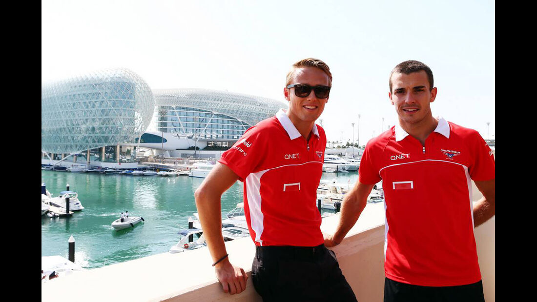 Max Chilton - Jules Bianchi - Marussia  - Formel 1 - GP Abu Dhabi - 31. Oktober 2013
