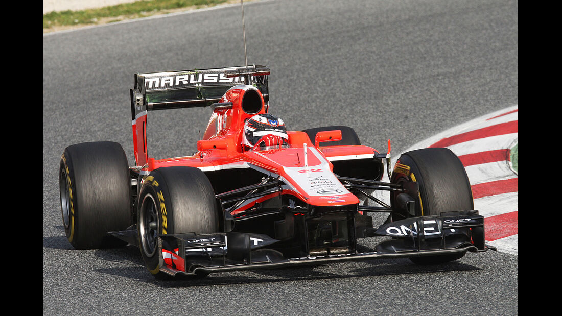 Max Chilton, Marussia, Formel 1-Test, Barcelona, 19.2.2013