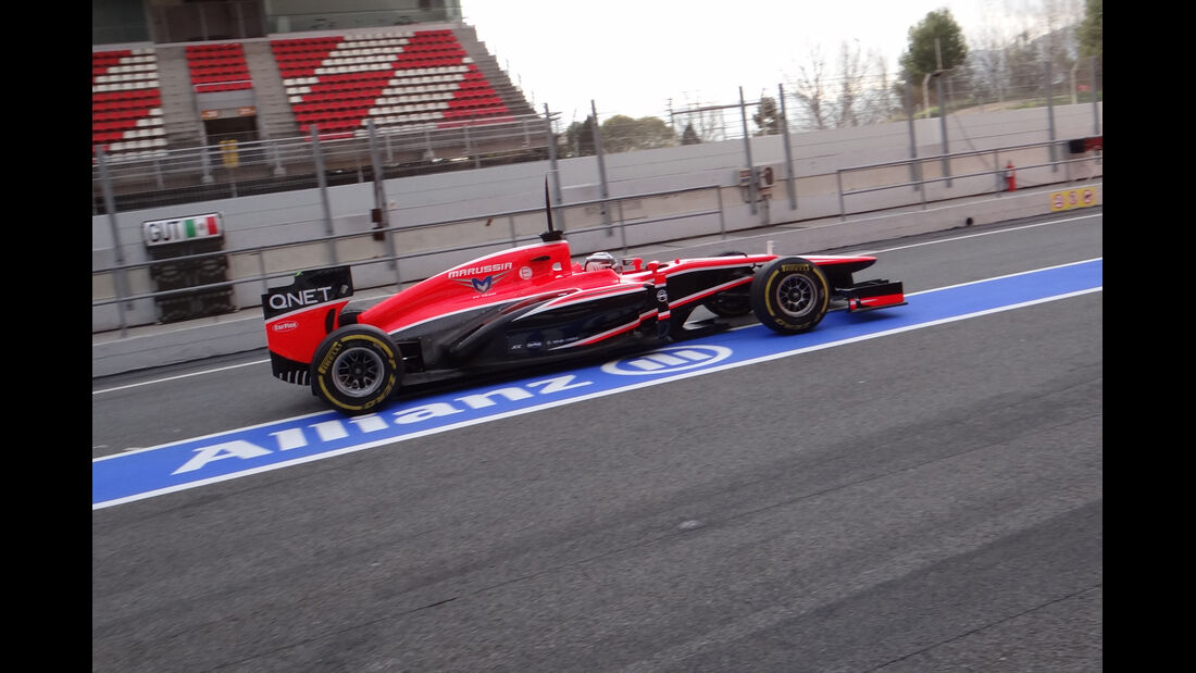 Max Chilton - Marussia - Formel 1 - Test - Barcelona - 19. Februar 2013