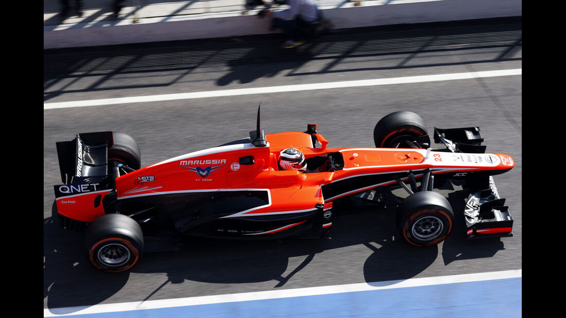 Max Chilton, Marussia, Formel 1-Test, Barcelona, 20. Februar 2013