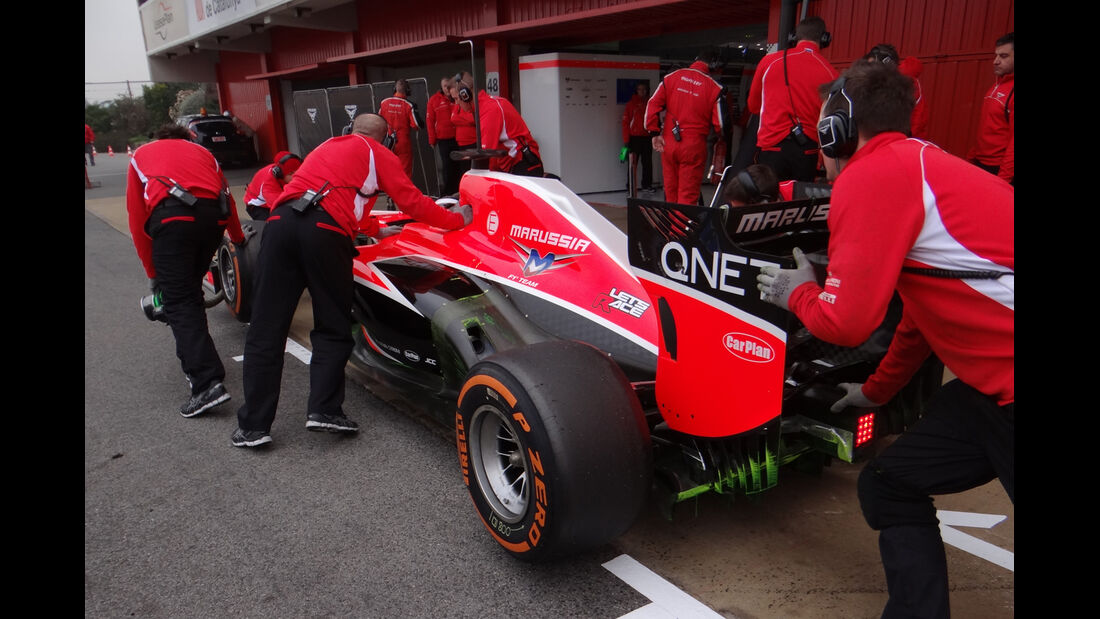 Max Chilton - Marussia - Formel 1 - Test - Barcelona - 21. Februar 2013