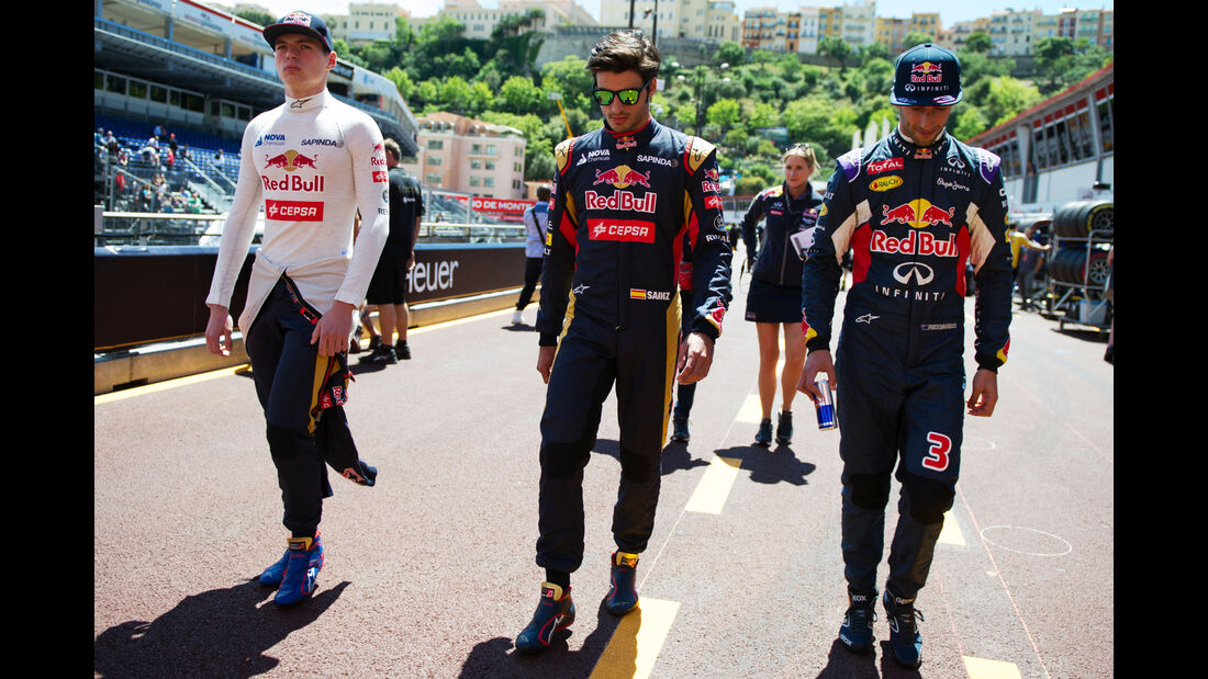 Max Verstappen - Carlos Sainz - Daniel Ricciardo - Formel 1 - GP Monaco - Freitag - 22. Mai 2015