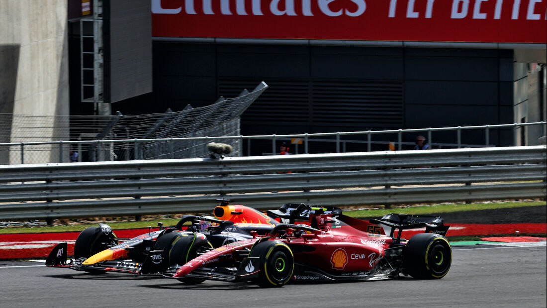 Max Verstappen - Carlos Sainz - Formel 1 - GP England - 3. Juli 2022