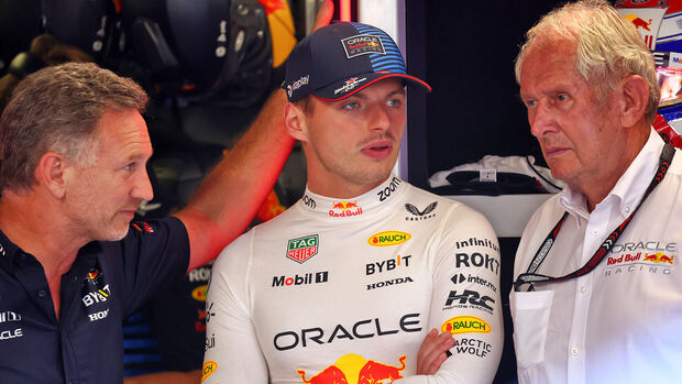 Max Verstappen - Christian Horner - Helmut Marko - Red Bull - Formel 1 - GP Italien 2024