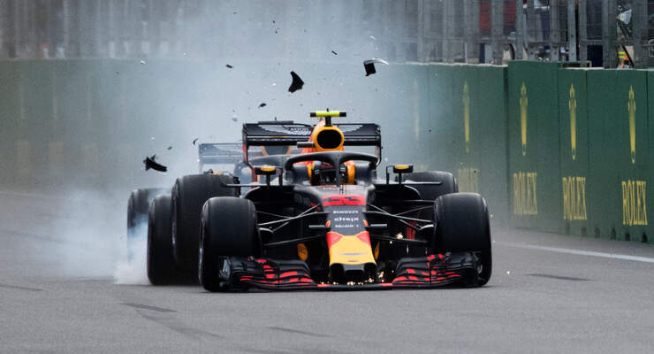 Max Verstappen - Daniel Ricciaro - GP Aserbaidschan 2018 - Baku
