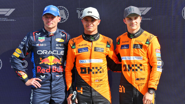 Max Verstappen - Lando Norris - Oscar Piastri - Formel 1 - GP Niederlande - 24. August 2024