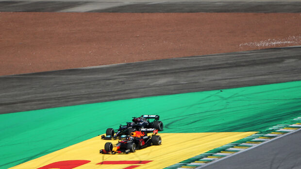 Max Verstappen - Lewis Hamilton - GP Brasilien 2021 - Sao Paulo - Rennen