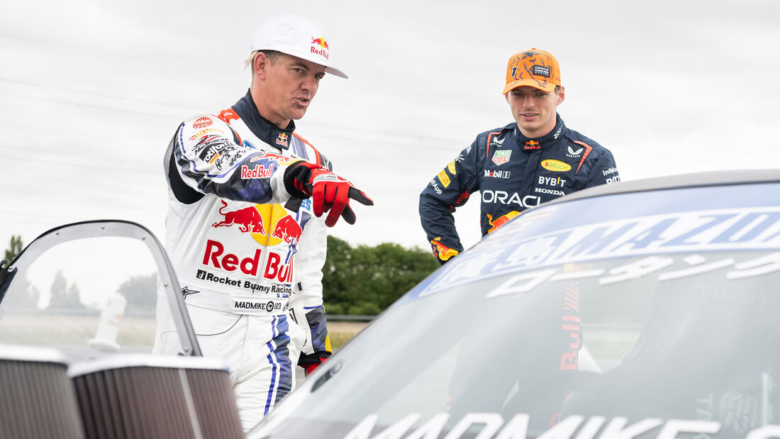 Max Verstappen & Mike Whiddett - Mazda RX-7 - Drift-Schule - Red Bull - 2023