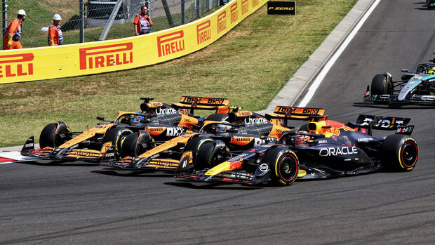 Max Verstappen - Oscar Piastri - Lando Norris - Mclaren - Red Bull - GP Ungarn -  21. Juli 2024