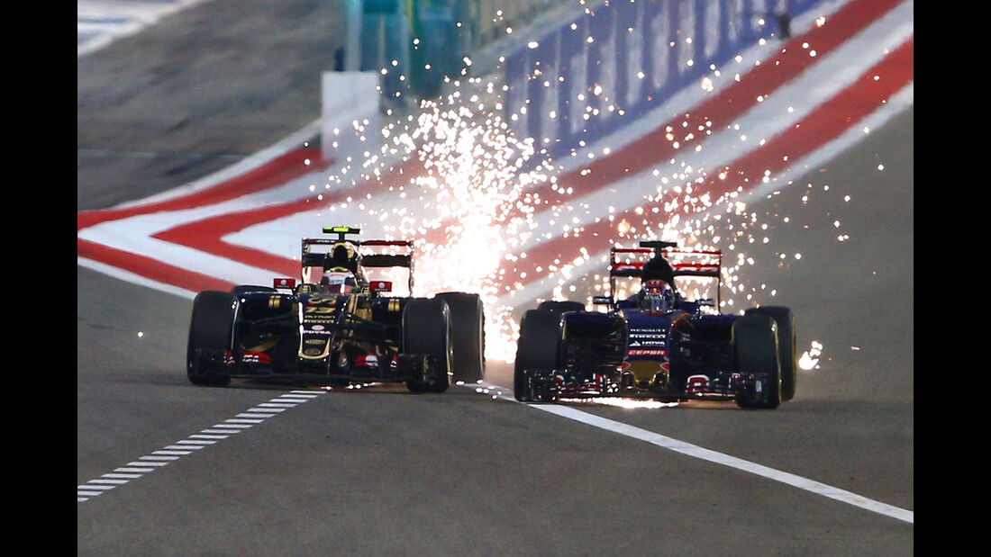 Max Verstappen & Pastor Maldonado - Formel 1 - GP Bahrain 2015