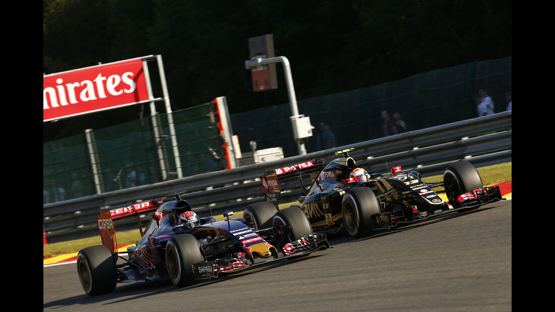 Max Verstappen & Pastor Maldonado - Formel 1 - GP Belgien - Spa-Francorchamps - 21. August 2015