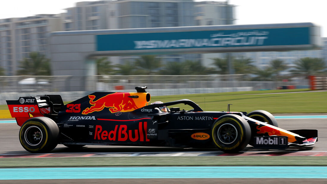 Max Verstappen - Red Bull - F1-Test - Abu Dhabi - 3. Dezember 2019
