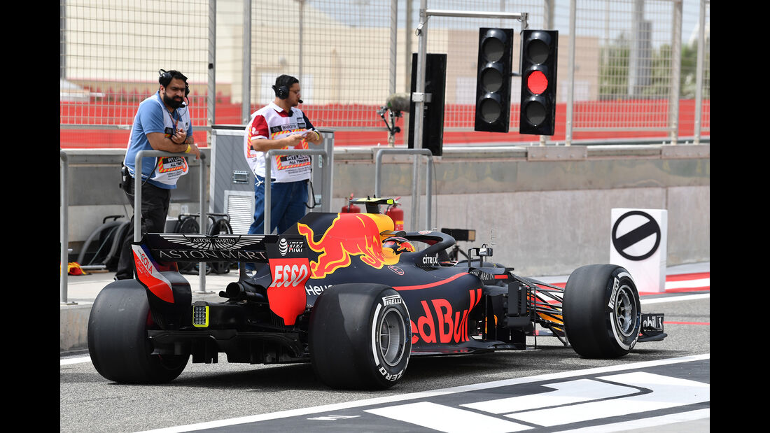 Max Verstappen - Red Bull - Formel 1 - GP Bahrain - Training - 6. April 2018