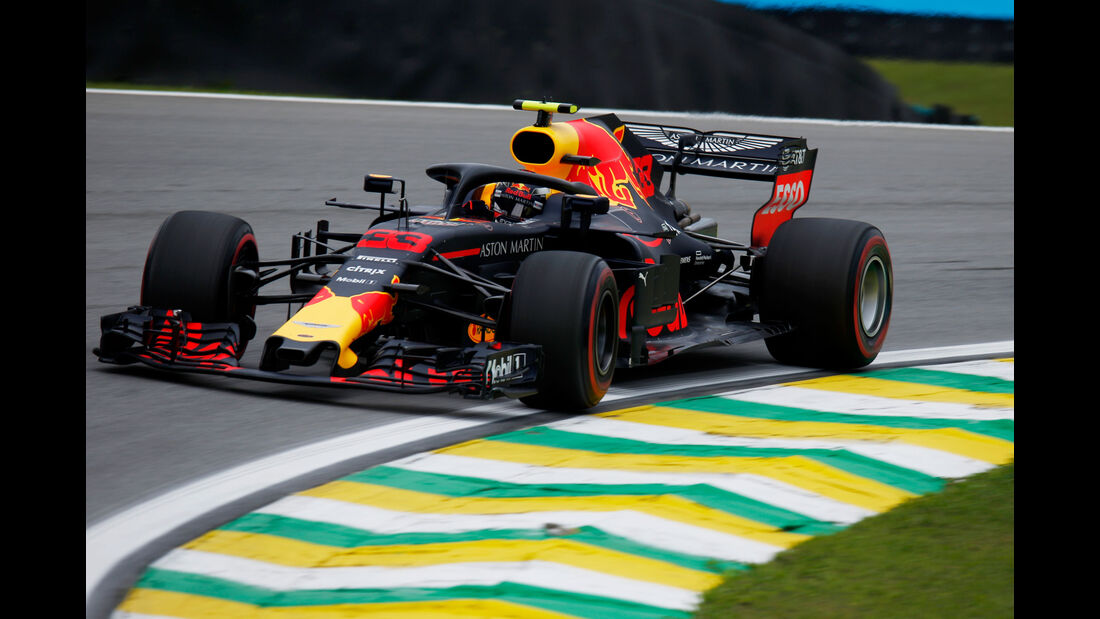 Max Verstappen - Red Bull - GP Brasilien - Interlagos - Formel 1 - Freitag - 9.11.2018
