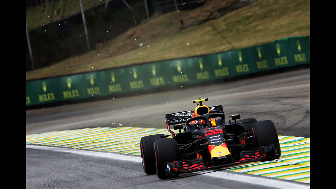 Max Verstappen - Red Bull - GP Brasilien - Interlagos - Formel 1 - Freitag - 9.11.2018
