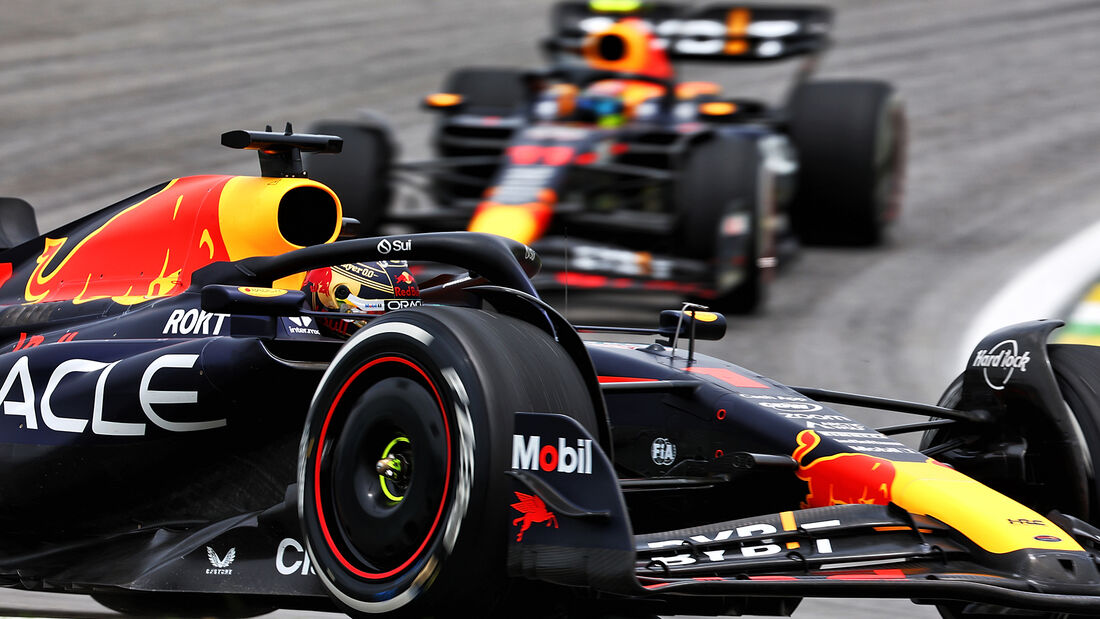 Max Verstappen - Sergio Perez - Red Bull - GP Brasilien 2023 - Sao Paulo - Formel 1