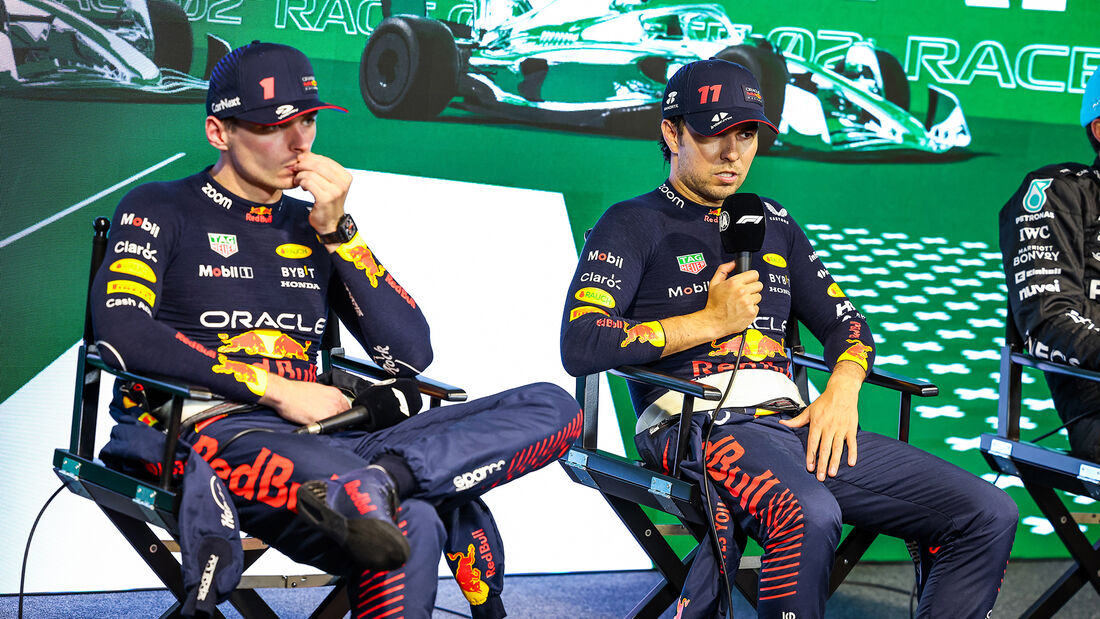 Max Verstappen - Sergio Perez - Red Bull - GP Saudi-Arabien 2023 - Jeddah