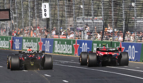 Max Verstappen vs. Carlos Sainz - GP Australien 2024