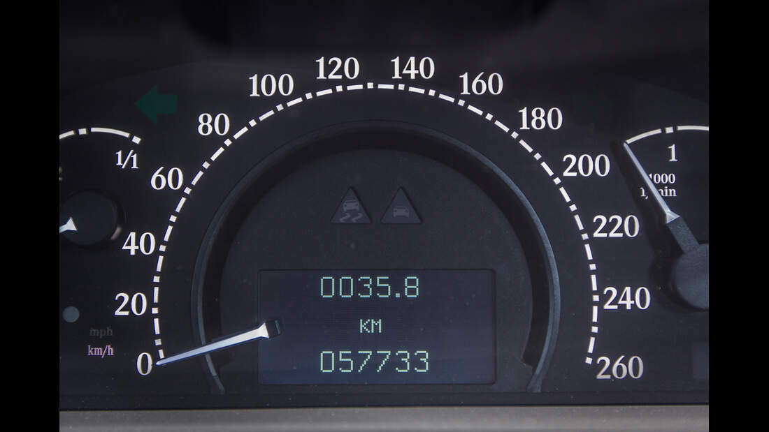 Maybach 62, Kilometerstand